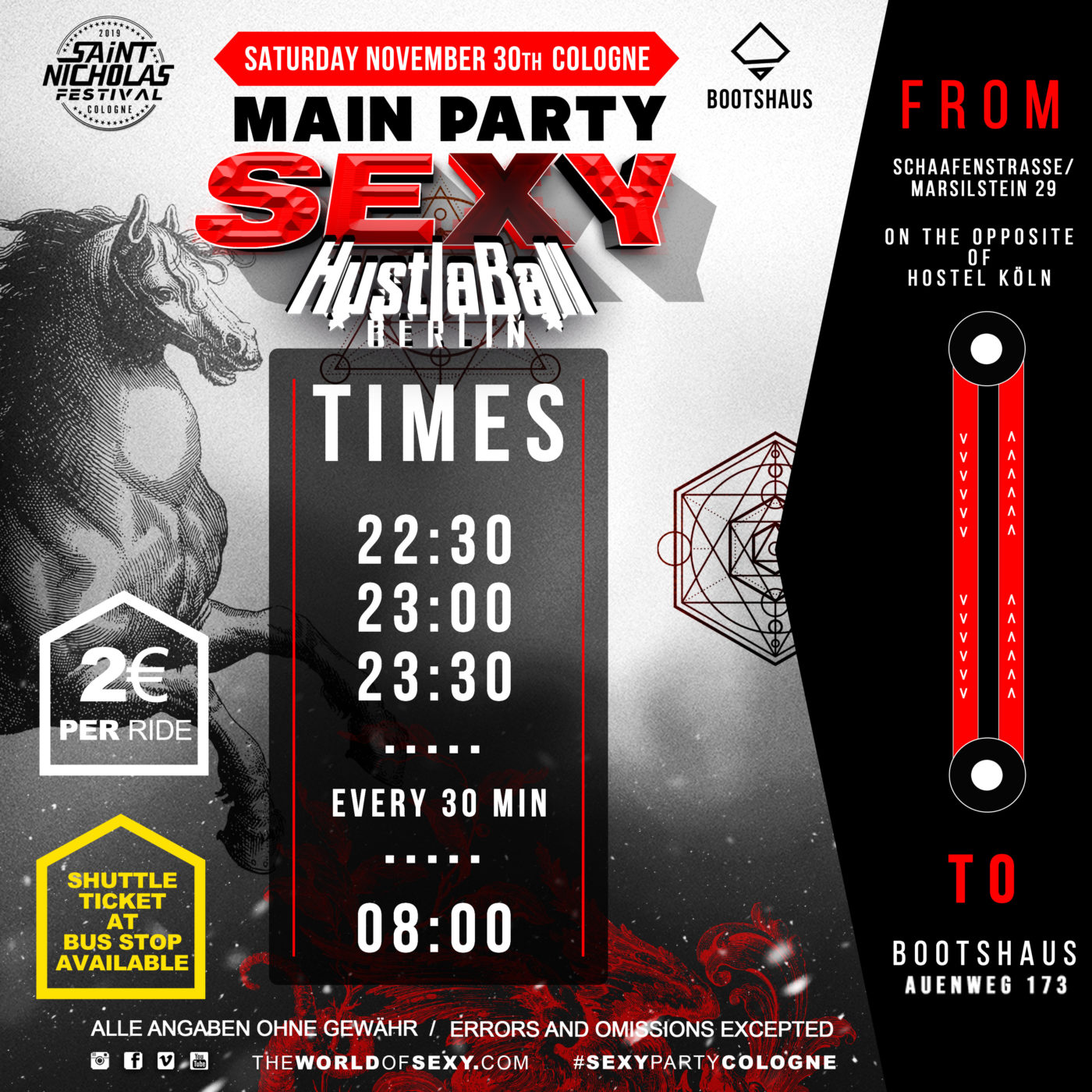 , SEXY HUSTLA BALL 2019 – BUS SHUTTLE